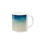 Chiaki✴︎のblue sands Mug :right side of the handle