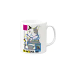 flip flapのDE no TAMA Mug :right side of the handle