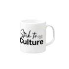 Stick To Your CultureのSTYC logo&hushtag Mug :right side of the handle