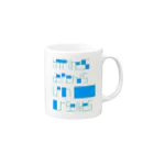 nitlonのAristotle blue Mug :right side of the handle