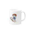 はちのはかどらん Mug :right side of the handle