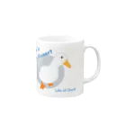 Life of Duck のご飯まだ？ Mug :right side of the handle