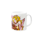 T-jet's Illustration...のChocolat Fille Mug :right side of the handle