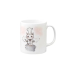 あかえほ & ちびそざいのねことねずみの喫茶店【あかえほ公式】 Mug :right side of the handle