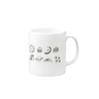 Hello next wonderlandの月星ベーカリー Mug :right side of the handle