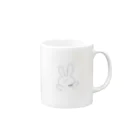 矯正ちゃん🐰ルマのうさちゃん Mug :right side of the handle