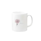 slumber plaza の可愛らしい繊細な花 Mug :right side of the handle