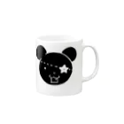 Suzuki Satomi のびっくり黒クマくん Mug :right side of the handle