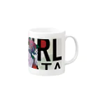 松や SUZURI店のBAD GRIL NEKOMATAのグッズ Mug :right side of the handle