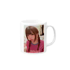 白玉あも😇3/27ロリカルト教集会のみつあみあもやんマグカップ Mug :right side of the handle