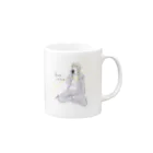 ちびらいふ。のおうち時間女の子 Mug :right side of the handle