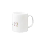 mugiのポップコーンジャンプモルモットver.2 Mug :right side of the handle