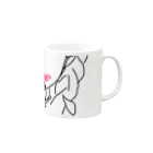 まっくる ちゃんのうわき女子 Mug :right side of the handle