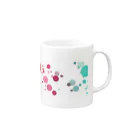 彗銀花のbubble line Mug :right side of the handle