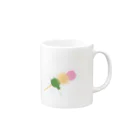 Poki_の弾ける三色団子 Mug :right side of the handle