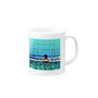 ◆ZUEの🐬Chill out🐳 Mug :right side of the handle