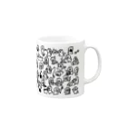 エナメルストア SUZURI店のマエバサンたっぷり Mug :right side of the handle