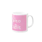 MoltoRaBitのMoltoRaBitロゴカップ Mug :right side of the handle