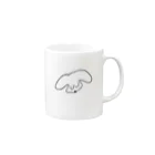 ipanemaのcalm dog Mug :right side of the handle