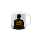 MANBOのMANBOの背中 Mug :right side of the handle