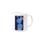 りしのみせ。のヘビースモーカーUSAOと女のグッズ Mug :right side of the handle