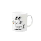 BAKUSOKU USAGI SHOPの爆速ウサギ ver.Carrot Mug :right side of the handle