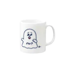 ヌばけのいろいろなモノたちのヌばけ Mug :right side of the handle