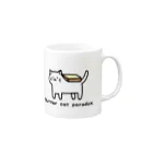 せんゃんのバター猫のパラドックス Mug :right side of the handle