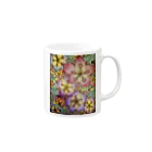 alajasのHappiness flowers  Mug :right side of the handle