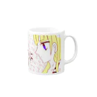 流兎@支部用のはなちゃん Mug :right side of the handle