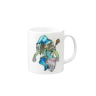 miku'ꜱGallery星猫の魔法少女miku カラー Mug :right side of the handle