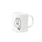 Hütte　hiiiiiのなまけもの Mug :right side of the handle