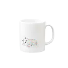 S.P.catのカラースプレー猫 Mug :right side of the handle