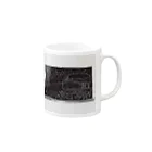 くまの洋服屋のユートピアなマグカップ　グレー Mug :right side of the handle