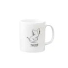 TrueMyLoveのLuckyDog Chiwawa TRUST Mug :right side of the handle