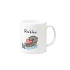 らむらっこのらっこ Mug :right side of the handle