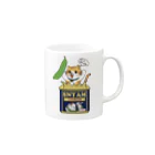 楽猫楽描しげ屋のゴーヤチャンプルー Mug :right side of the handle