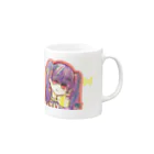 eye_のりぼん Mug :right side of the handle