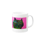 ️️ひろゆき🐾の不気味な猫 Mug :right side of the handle