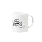 バサーズ構成員のバサーズくん Mug :right side of the handle