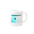 OfficeTMSKのスノーボーダー Mug :right side of the handle