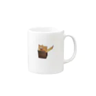 Cats & StarのStay Home Shimashima Mug :right side of the handle