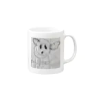 ｈ０ｚ８じゅうたんの孫36.5cmのrunocoke Mug :right side of the handle