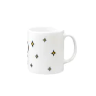 mame&coのまるいののマグカップ（バレエ編） Mug :right side of the handle