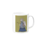 おなかの極意の鶯ちゃん Mug :right side of the handle