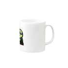 庭にくるコトリからのことり喫茶珈琲牛乳　マグカップ Mug :right side of the handle