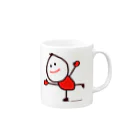 chyumonのスケートくん Mug :right side of the handle