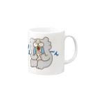 コアラやさんの泣いてるコアラくんのマグカップ Mug :right side of the handle