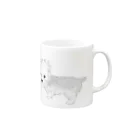 R&Mの白黒ヨークシャーテリア　So simple Mug :right side of the handle