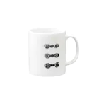 れんのチャイナボタン Mug :right side of the handle